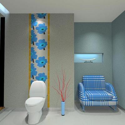 卫生间干区墙面装饰指南 瓷砖与‘第三墙’的巧妙结合